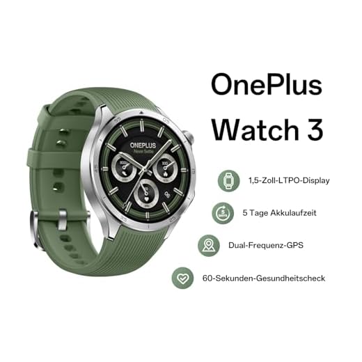 OnePlus Smartwatch Watch 3 mit GPS