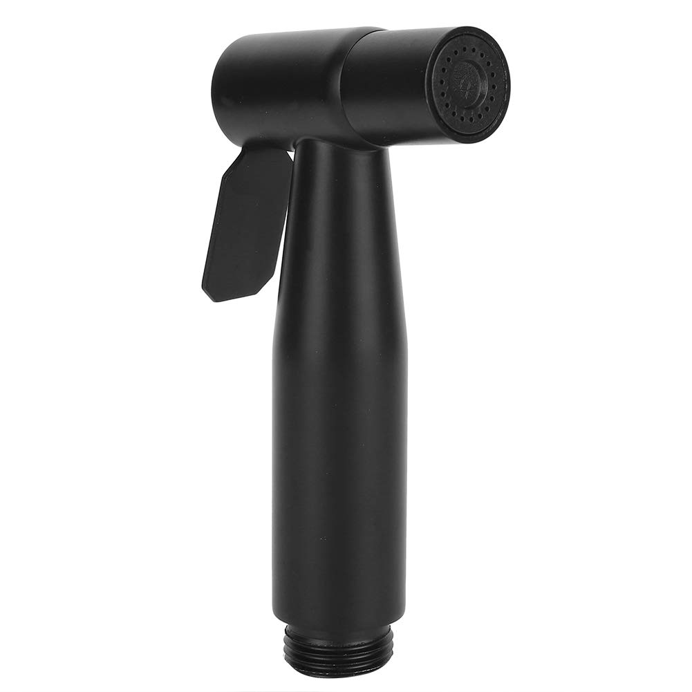 Pulvérisateur de Asseyez-Vous dans la Baignoire, Noir Mat G1/2 pulvérisateur de Toilette Asseyez-Vous dans la Baignoire à Main en Acier Inoxydable pulvérisateur de Couches en Tissu pour bébé robinets