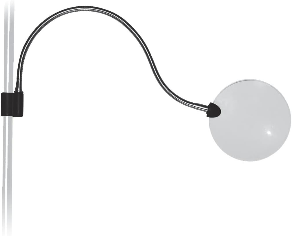 Slimline Magnifying Arm for Slimline Lamps - 1.75X Magnification for Crafting, Reading, Sewing & Detail Work - Strong & Flexible Gooseneck Arm