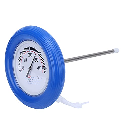 Floating Water Thermometer, Round Swimming Pool Thermometer for Aquariums and Fish Ponds for Outdoor and Indoor Swimming Pools
