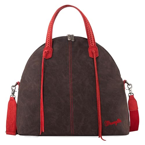 Wrangler Large Tote Bag for Women Weekender Bag Extra Handbag for Women Top handle Travel bag and Carry on bag With Double Zipper WG93G-2006CF