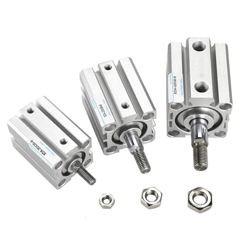 Cilindro de aire compacto SDA con vástago de rosca macho y 32mm 5