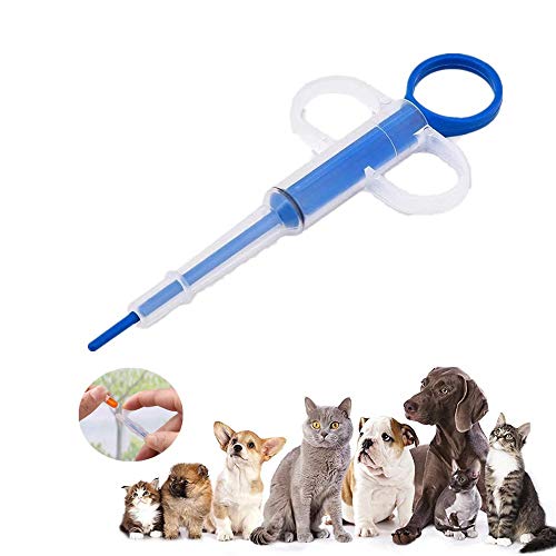 Beiaosu Mangeoire pour animal domestique, seringues à embout en silicone, distributeur de pilules pour chiot et chaton