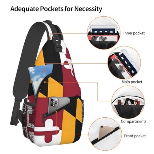 Cross Chest Bag Mochila de Pecho Negra Urbana miniatura 4