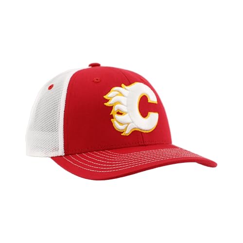 Image of ZHATS NHL Unisex-Adult NHL Officially Licensed Adjustable Snapback Hat Dakota Icon Team Color