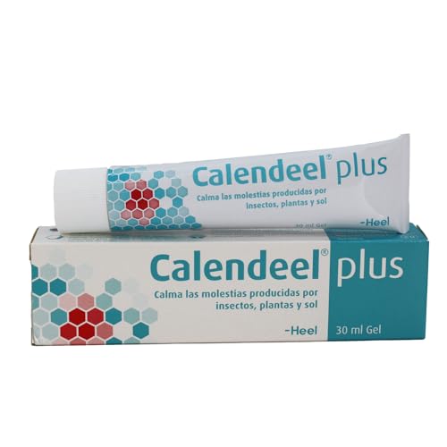 Heel - Calendeel Plus Gel Calmante y Refrescante, con Caléndula, Equinácea, Aloe Vera y Vitamina E, Calma la Irritación de la Piel, Para Picaduras de Insectos, Urticarias y Quemaduras Solares - 30 ml