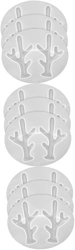 9 Pcs Antler Mold Elk Antler Tuile Molds Silicone De para Gelatinas Silicone Molds Jeweled Hair Clips Molde De para Resina White Jewelry Antlers disponible en Yaxa Peru
