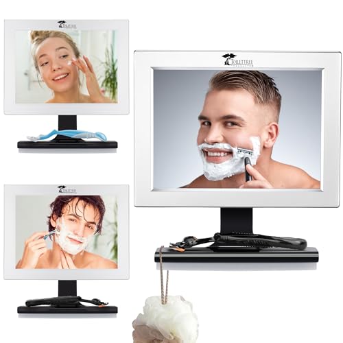 Toilettree Products TTP-01.AMZN1 Fogless Shower Mirror For Shaving With Squeegee - Anti-Fog Mirror thumb #7