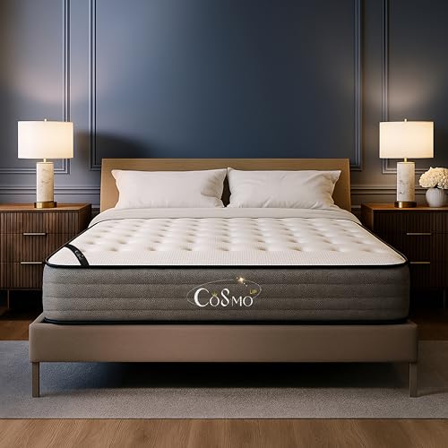 COSMO UP Matelas Hybride Haut de Gamme 140x190 25 cm