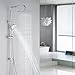 Produktbild HOMELODY Duschsystem ohne armatur Regendusche Duschset Armatur Duscharmatur Set mit Kopfbrause 12 Zoll Duschkopf mit Schlauch Duschstange Höhenverstellbar