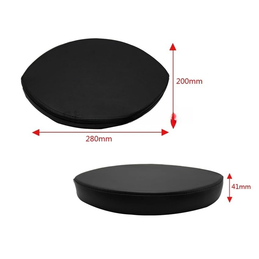 Dossier coussin moto universel en cuir PU noir pour passager de scooter - 6