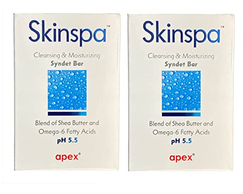 Image of New Skinspa Cleansing & Moisturizing Syndet Bar Soap 75gm (Pack of 2)
