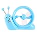 Ruilogod Light Blue plastikowe Ślimak Projekt 37,8" Długi kabel USB PC Wentylator