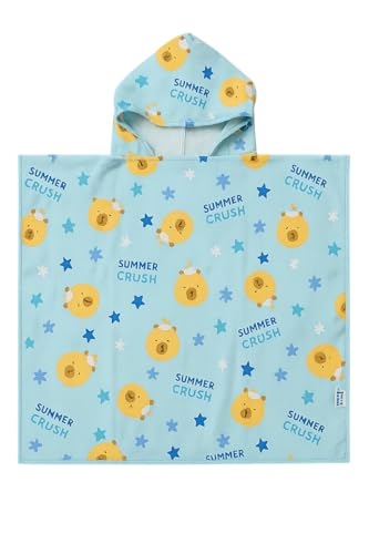 Moroa Market Kids Hooded Towel Robe – Soft Quick Dry Bath Poncho for Boys & Girls Ages 2–5 Absorbent Baby & Toddler Bathrobe Towel with Hood, Infant Shower Cover Up for Pool, Beach or Home