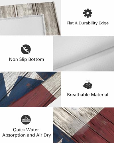 Tapete Savannan Outdoor 4x6 ft Bandera Texas miniatura 6