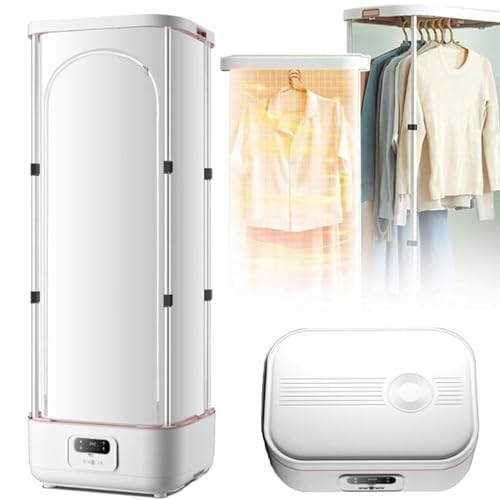 ZGYOZMNG Planchadora automática, Secadora de Ropa, Secadora a Vapor, portátil, para el hogar, Antiarrugas y doblado, antiácaros (A)