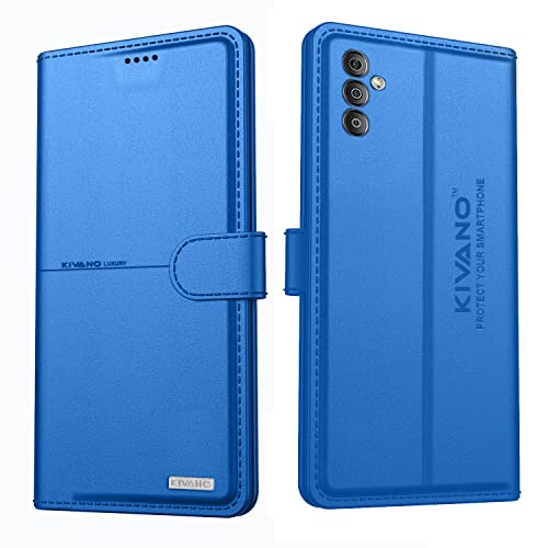 Image of KIVANO Samsung Galaxy F13 4G / F23 / M13 4G Flip Cover | Leather Finish | Inside Pockets & Inbuilt Stand | Shockproof Wallet Style Magnetic Closure Back Cover Case