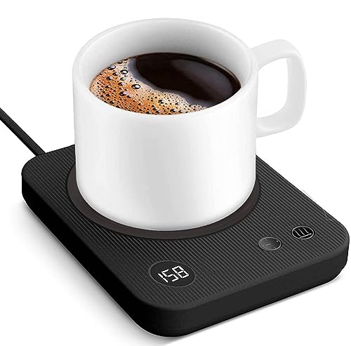 Coffee Mug Warmer, Smart Coffee Cup Warmer, Mug Warmer With 3 Temperature Settings, Coffee Mug Warmer With Auto Shut-Off, Candle Warmer Plate, Electric Beverage Warmer For Coffee, Tea, Milk (Black) #TOP2
