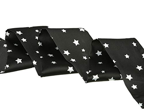 Allegra K Women Star Print Skinny Scarf Neck Scarves Double Sided Neckerchief Hair Wrap4