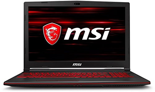 MSI GL63 8RE-455IN 2018 15.6-inch Laptop (Core i7-8750H/16GB/128GBSSD+1TB/Windows 10/6GB Graphics), Black