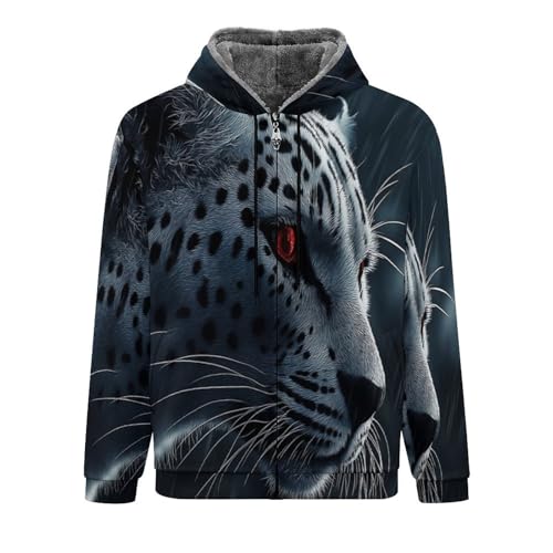 Sweat à capuche zippé homme en polaire contre le froid et le vent
