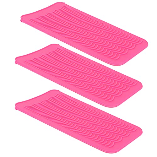 3 piezas de fundas protectoras de silicona resistente al calor para planchas de pelo, rizadores y herramientas de peinado miniatura 7