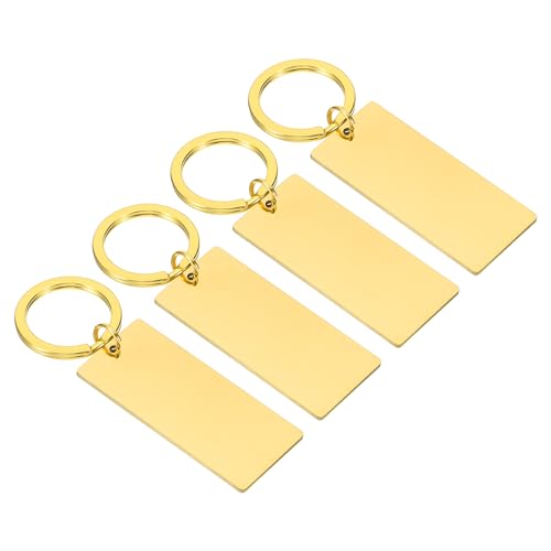 Plaques de métal à estampiller dorées en acier inoxydable pour gravure laser haut de gamme