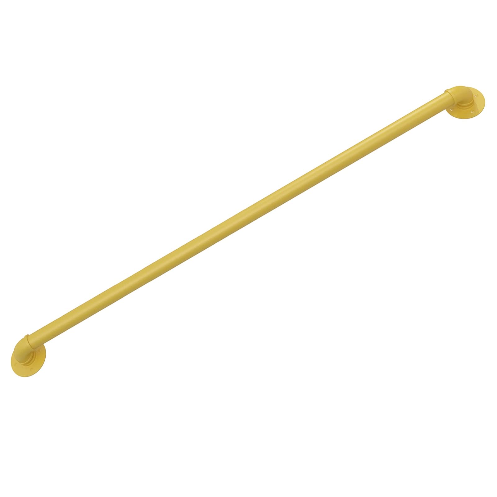 Main courante d'escalier blanche en acier | Kit rambarde industrielle de 30 cm à 4,4 m