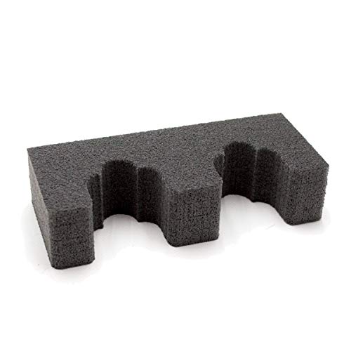 Two Foam Gun Rack - New Universal 2 Rifle Barrel Rest with Magnetic Strip - Gun Storage - Weapon Rack - for Gun Safe and Free Standing - Gun Rack Pegboard - Fishing Rod Holder - Gift for Hunter