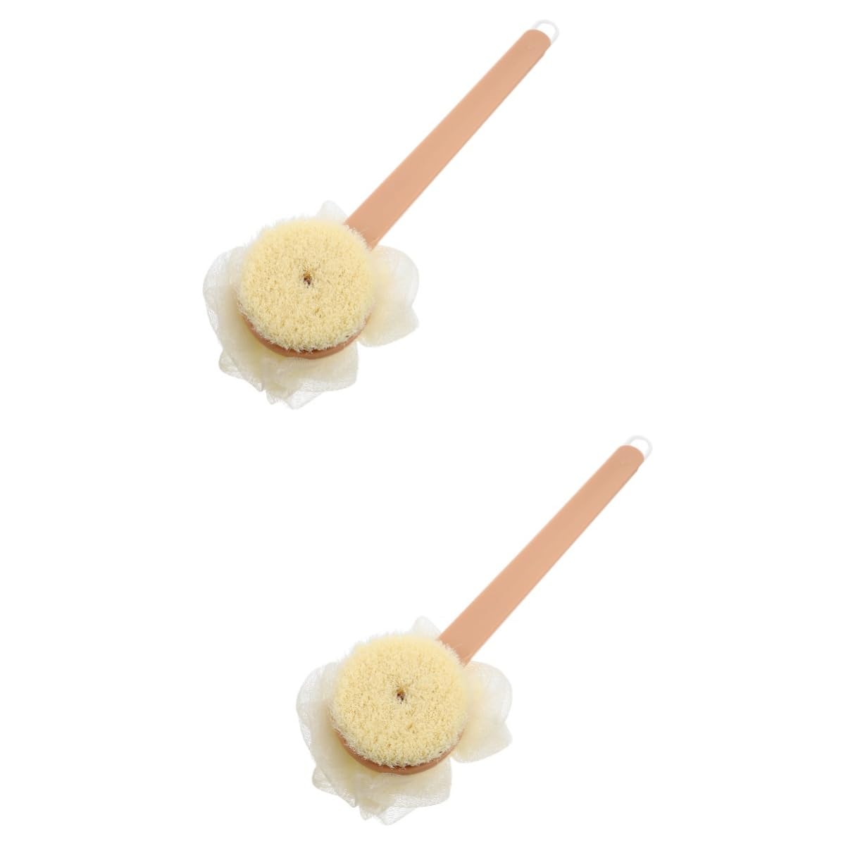 Healeved 2pezzi Spazzola Doccia Con Manico Morbide Setole Per Esfoliazione Della Schiena Facile Da Riporre e Utilizzare Per Pulizia Profonda e Comfort Nella Del Corpo