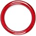 TLIFORT Dashboard Center Clock Surrounding Compass Cover Aluminum Ring Emblem Sticker for Porsche 911 718 Cayenne Macan Panamera, etc.(Red)