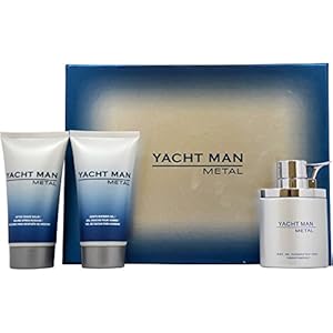 Myrurgia Yacht Man Metal Men’s 3-piece Fragrance Gift Set