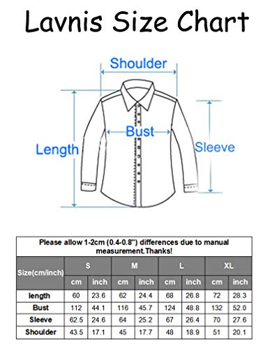 Lavnis Men's Denim Hooded Jacket Casual Button Down Ripped Jeans Jacket Coat Outwear