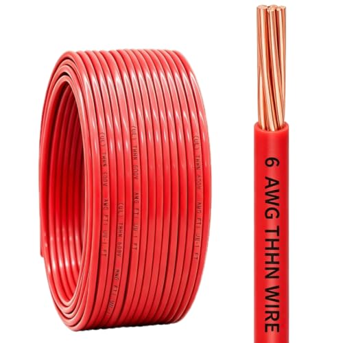 JXCN-PXTR 6 AWG Red 25ft