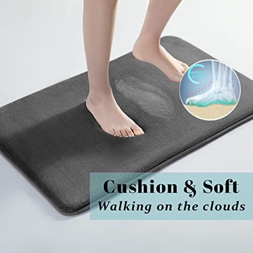 Sonoro Kate Rugs, Ultra Absorbent & Non-Slip Memory Foam, Machine Washable, Soft Velvet Bath Mats thumb #2