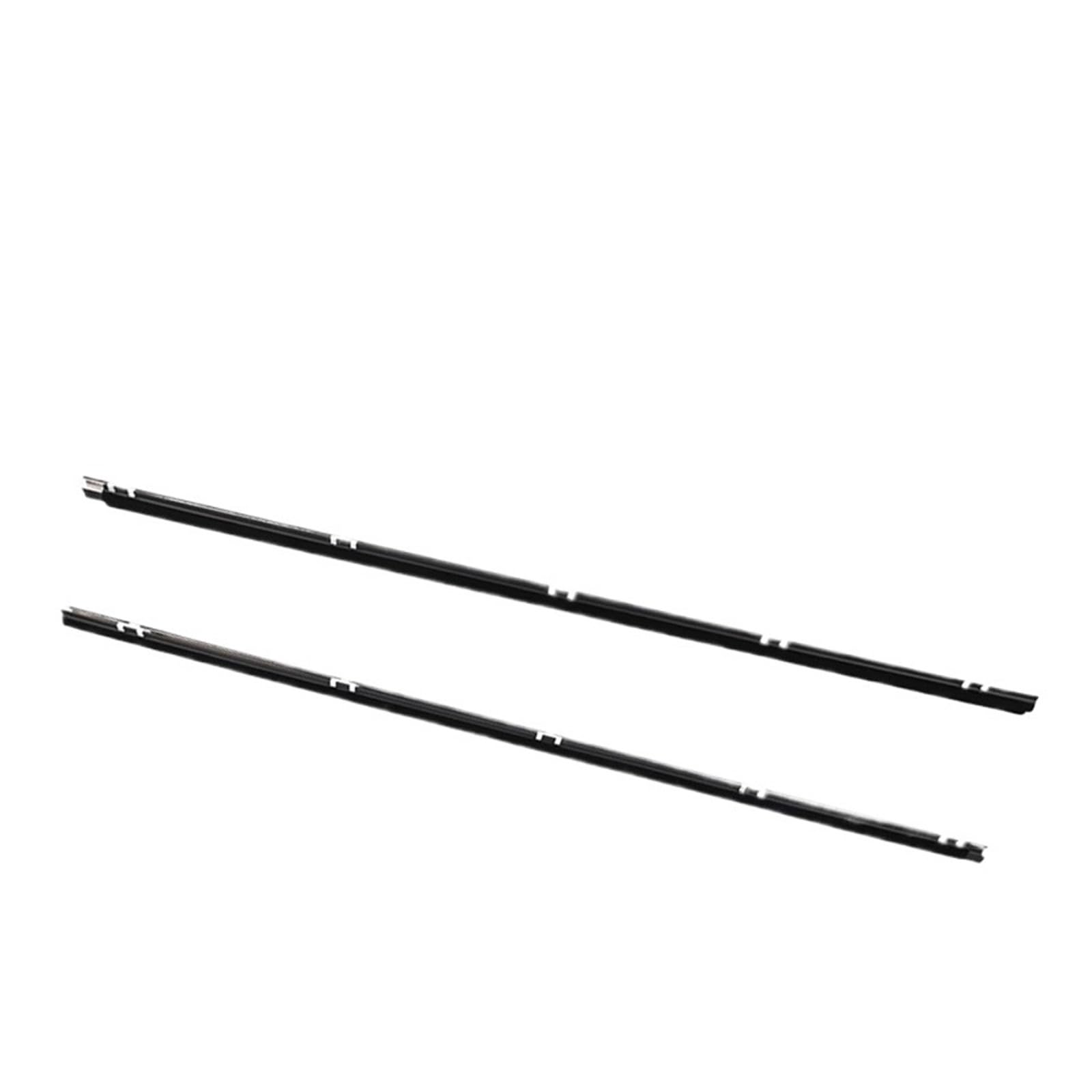 2pcs/Set Car Door Window Glass Weatherstrip 72410‑SR3‑003 Fit for Civic 1991-1995 Window Sealing Seal Molding Trim