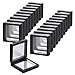 Sdootjewelry Black 3D Floating Frame Display Holder Stands, Coin Display Stands Set of 20 3D Floating Jewelry Frame for Challenge Coins, AA Medallions - 2.8 x 2.8 x 0.8 Inches