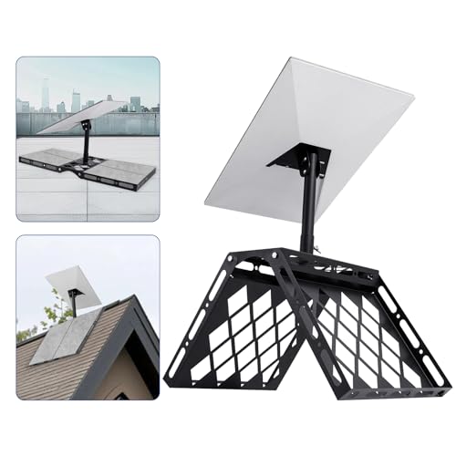 Xyrofta Starlink Roof Ridge Mount, Adjustable Gen 3 Mounting Kit with 0-32° Angle, Heavy Duty Pivot Roof Mount with Pipe Adapter,No Drilling Required