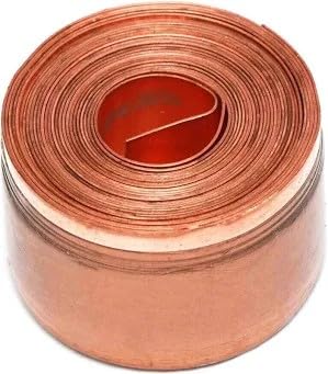 Vaastu Copper Strip for Entrance and Zone Balancing, 1 Inch Width, 8 Feet Length, 0.3mm Thickness, Decorative Metal Tambe Patti Vastu Shastra Fengshui Reiki Compliant Item