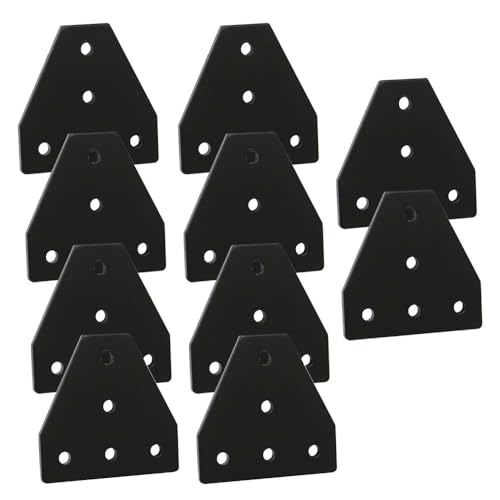 Seekliny SEEKLINY-US-20TPLATE 10Pcs 2020 Extrusion T Plate Joining Corner Bracket Connector T Slot Hardware 8020 V Slot Aluminum Extrusion Accessories thumb #4