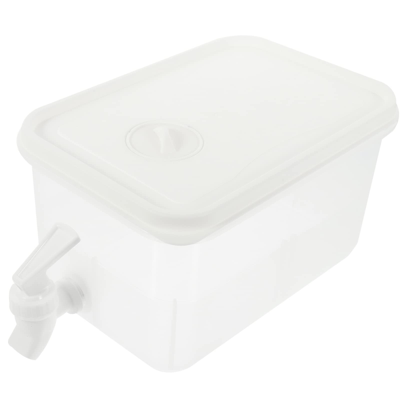 Mobestech Household Beverage Dispenser Water Container with Spigot for Cold Water Fruit Tea and Ice Beverages for Parties and Events