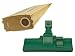 Produktbild Kombidüse Bodendüse Set geeignet für Vorwerk Kobold 118 119 120 121 122 + 10 Beutel