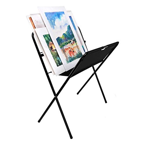Creative Mark Folding Canvas Print Rack - Artist Gallery Portable Display Rack for Posters, Artwork, Prints, Canvas, Panels, Galleries, Studios & Storage - Jumbo