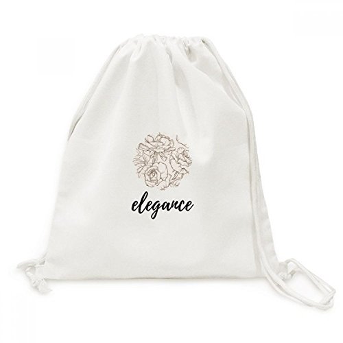 Sac à cordon en toile art de la ligne usine DIYthinker pour voyage