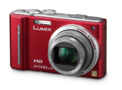 Panasonic Lumix DMC-TZ10EG-R Fotocamera digitale 12.1 megapixel, colore : Rosso [Importato da Germania]