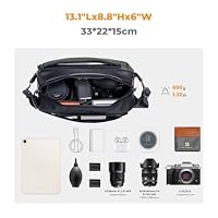 K&F CONCEPT Kamera-Rucksack Kameratasche, Fototasche Kamera-Schultertasche – Ansicht 2