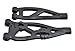 RPM Front Upper and Lower a-Arms for Arrma Kraton, Talion and Outcast Replacement Parts, Black