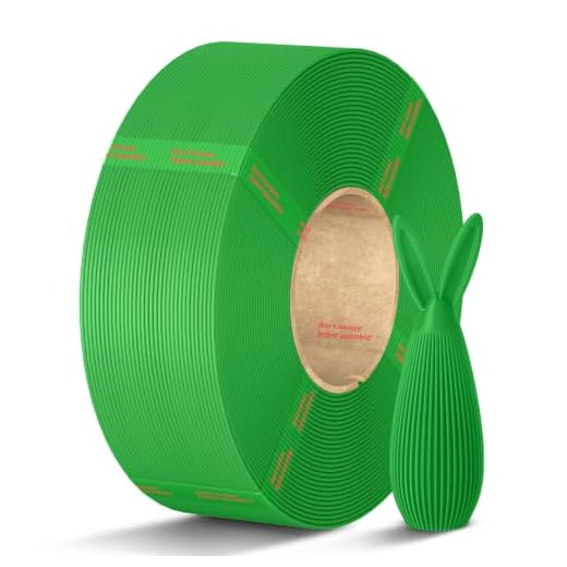 ⚡ ANYCUBIC PLA Filament Refill 1.75mm, 3D Printer Filament, for Reusable Spools, Dimensional Accuracy +/- 0.02mm, Fit with Most Reusable Spools, 1KG, Green