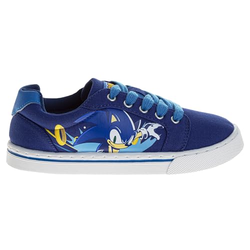Image of Sonic The Hedgehog Boys Shoes Slipon Athletic Tennis Sneakers for Kids