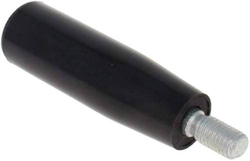 Miniatura 22 de Bettomshin 2 piezas M10 - Manija giratoria para máquina de volante, 3.15 pulgadas/3.150 in, baquelita negra, torno universal, manivela giratoria